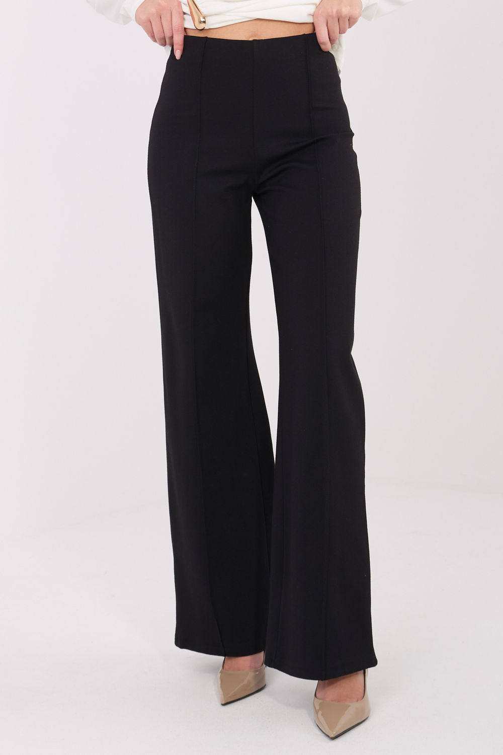 Chaussures à talons femme Rue Paris Pantalon Pantalon — noir