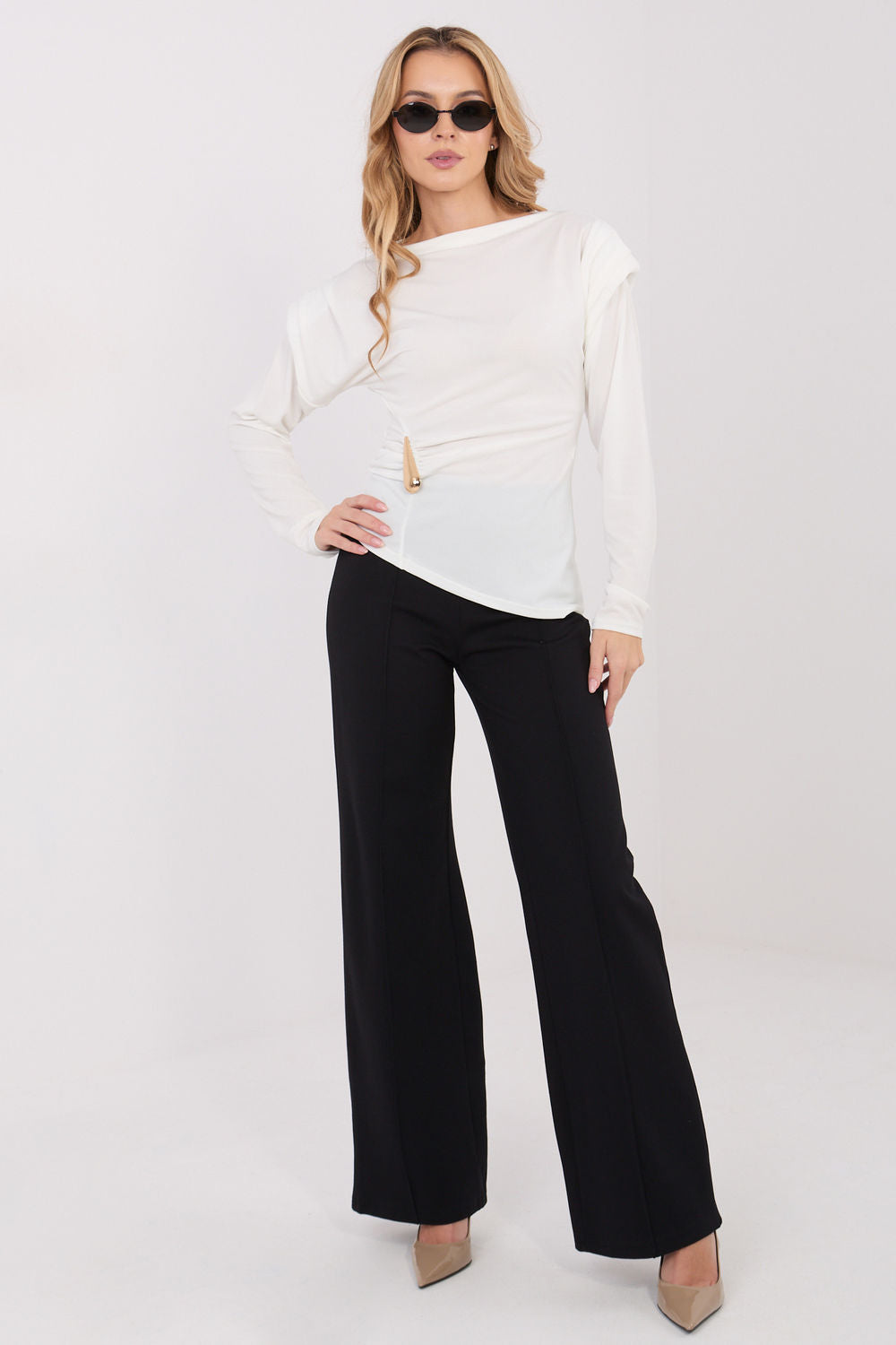 Chaussures à talons femme Rue Paris Pantalon Pantalon — noir