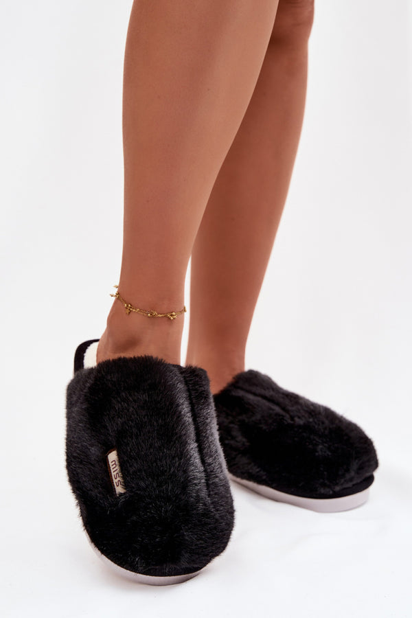 Pantalon femme Step in style Pantoufles Pantoufles — noir
