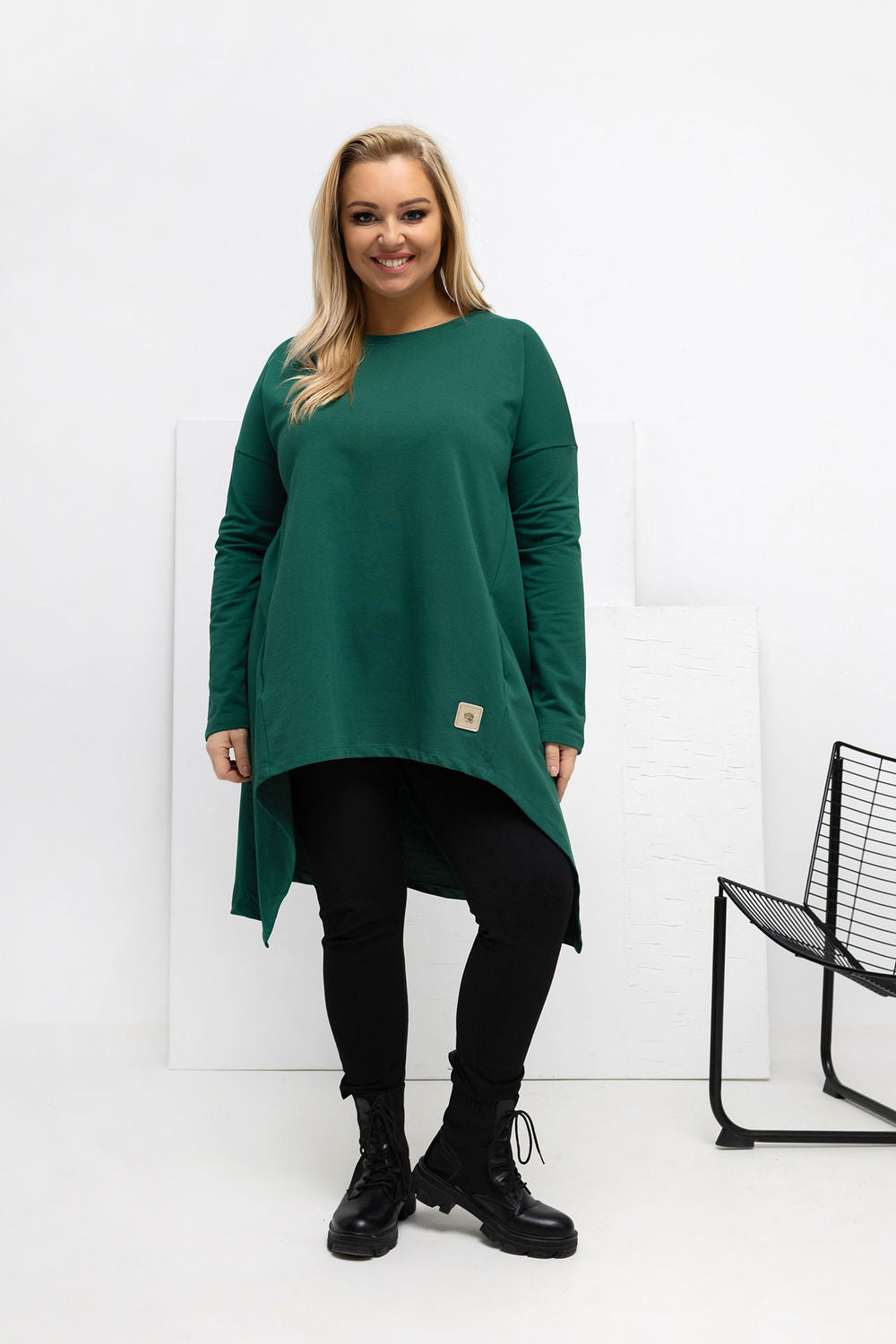 Tunique grande taille femme Relevance — vert