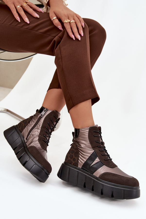 Bottes femme Step in style À Plateforme À — brun