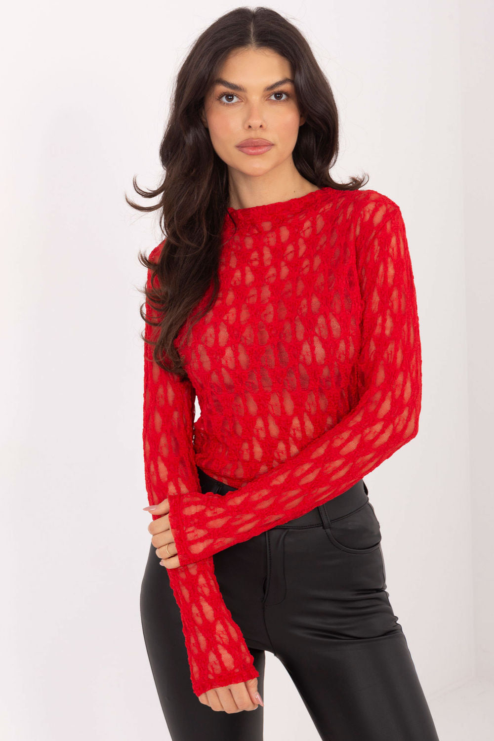 Blouse femme Italy Moda Chemisier Chemisier — rouge
