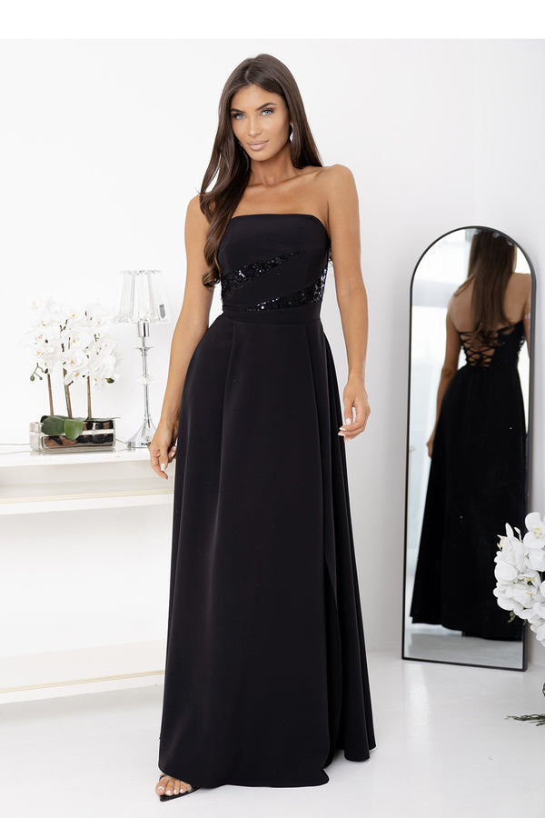Robe femme With You Longue Longue — noir