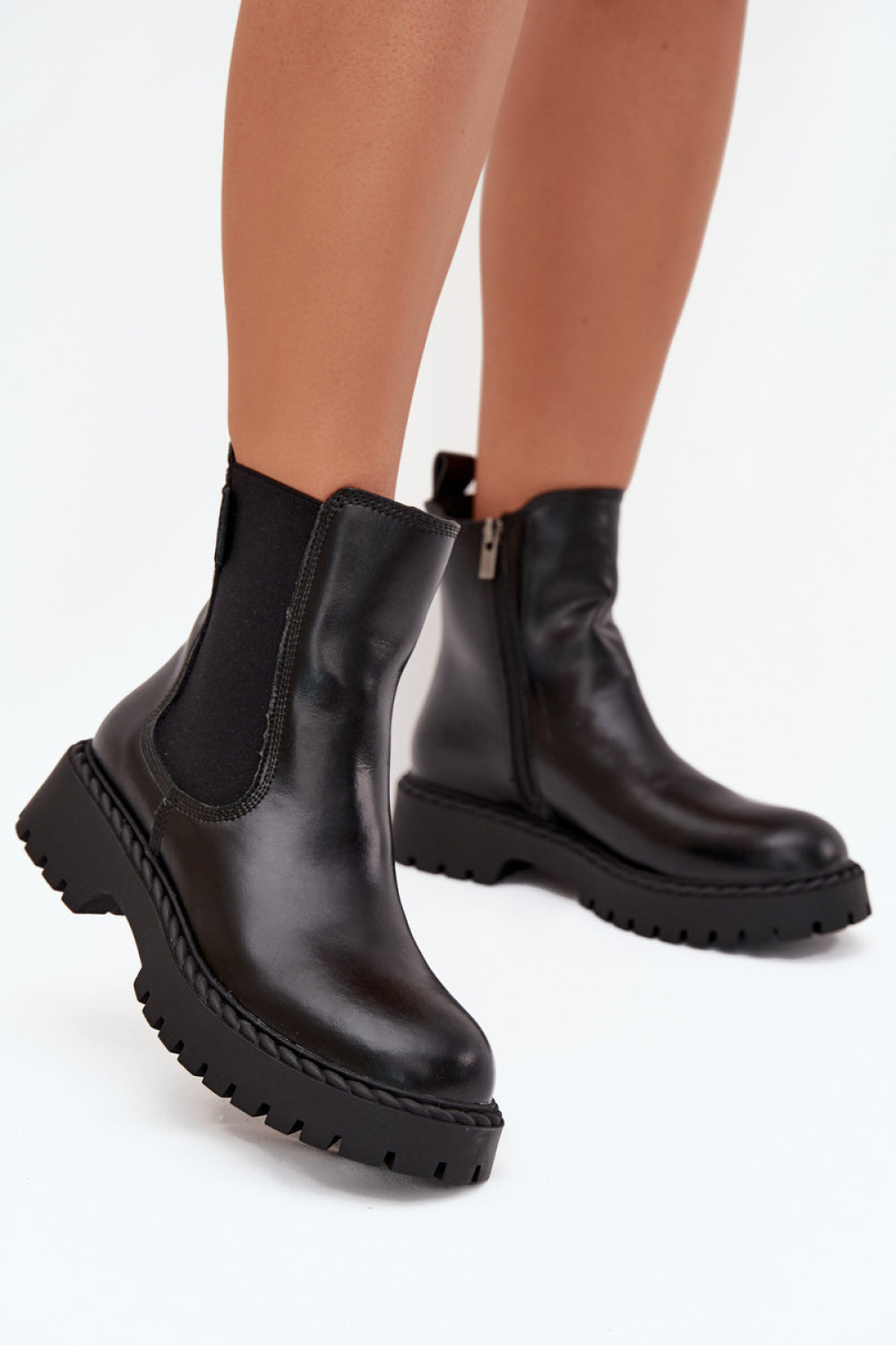 Bottes femme Step in style Jodhpur Chaussures Jodhpur — noir