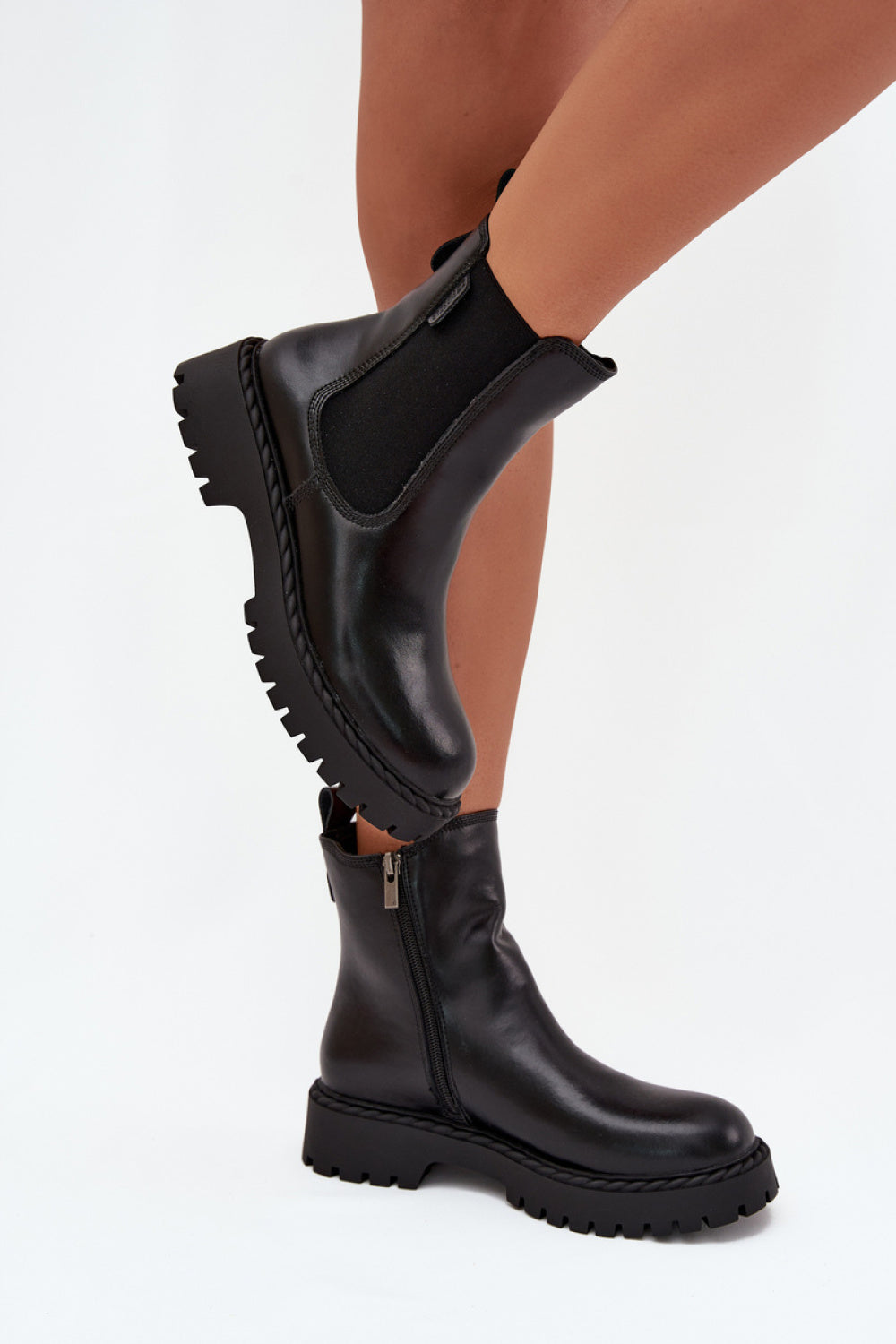 Bottes femme Step in style Jodhpur Chaussures Jodhpur — noir