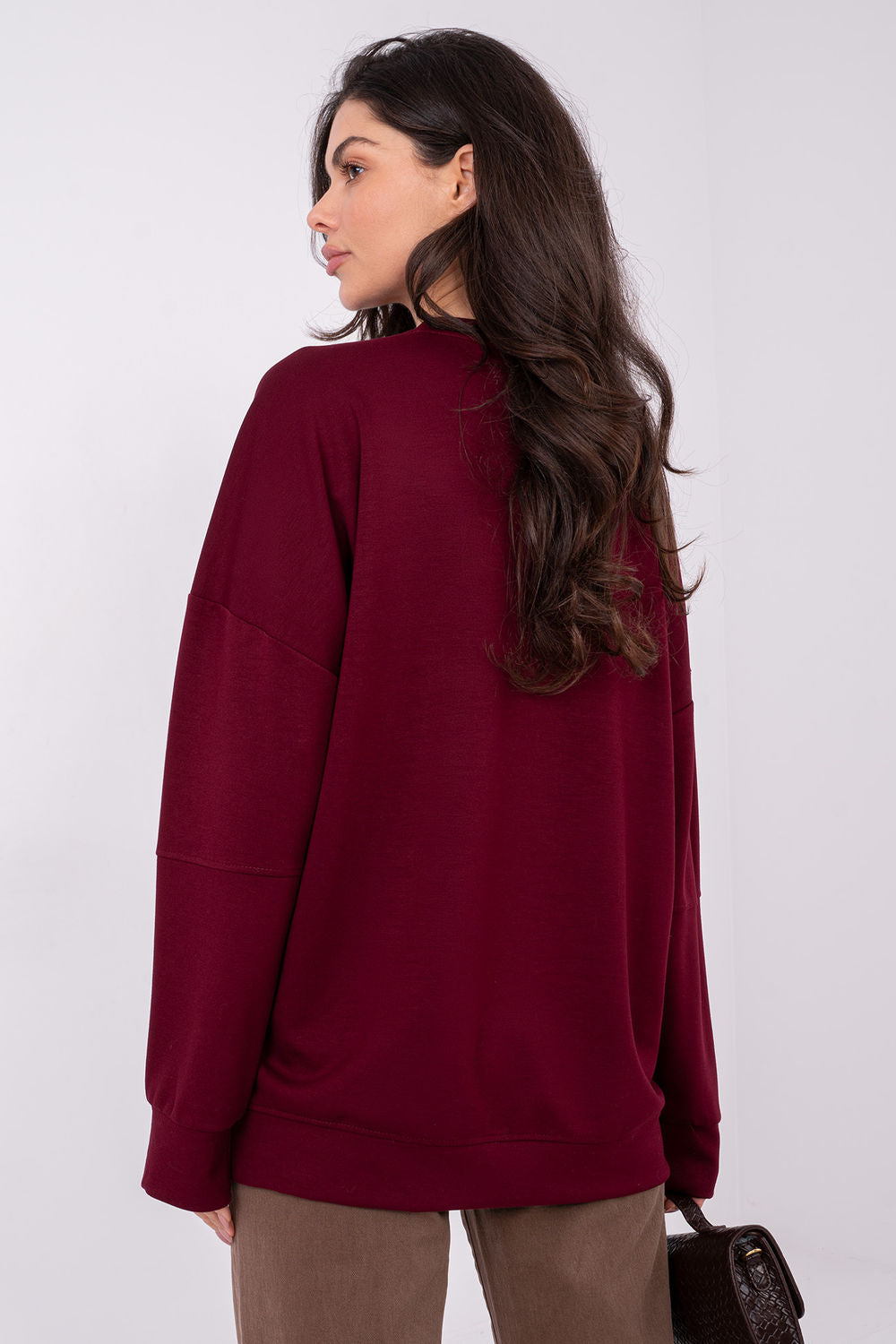 T-shirt femme Rue Paris Sweatshirt Sweatshirt — rouge