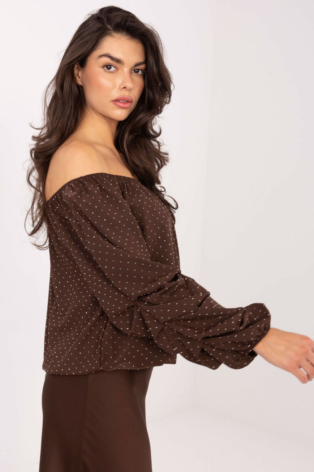 Blouse femme Italy Moda Chemisier Chemisier — brun