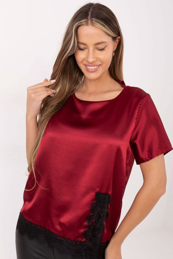 Blouse femme Italy Moda Chemisier Chemisier — rouge