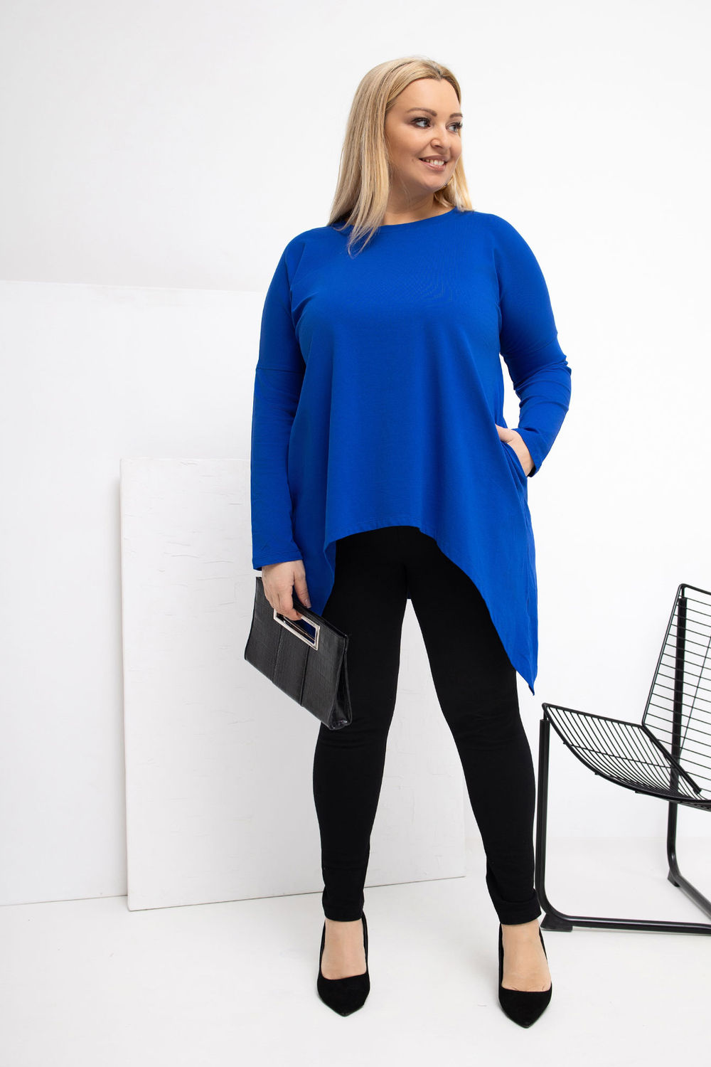 Tunique grande taille femme Relevance — bleu