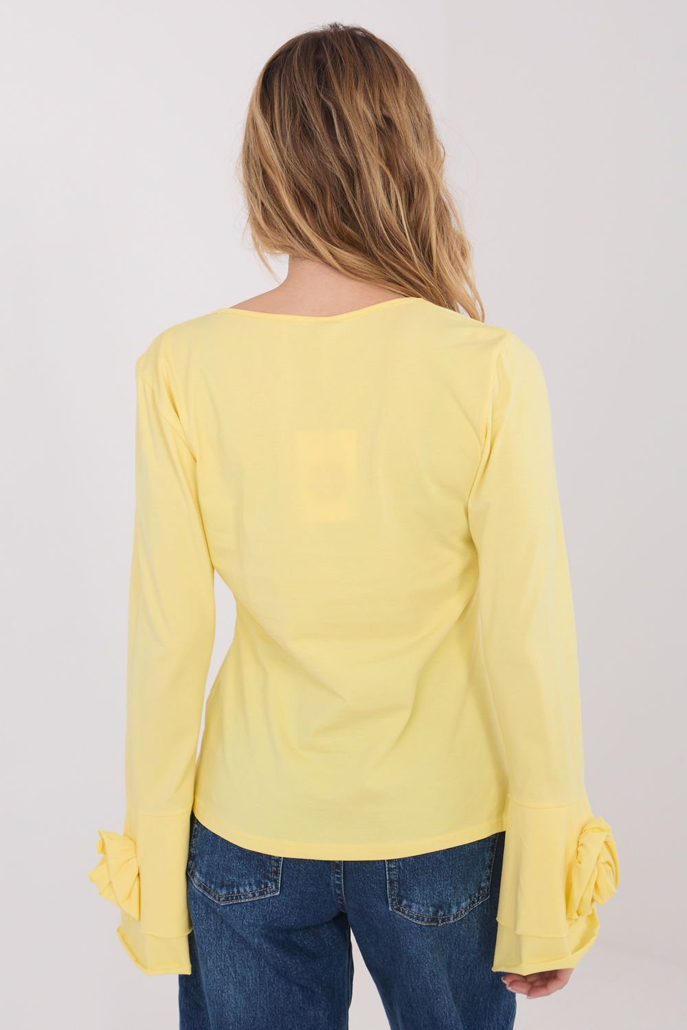 Blouse femme Italy Moda Chemisier Chemisier — jaune