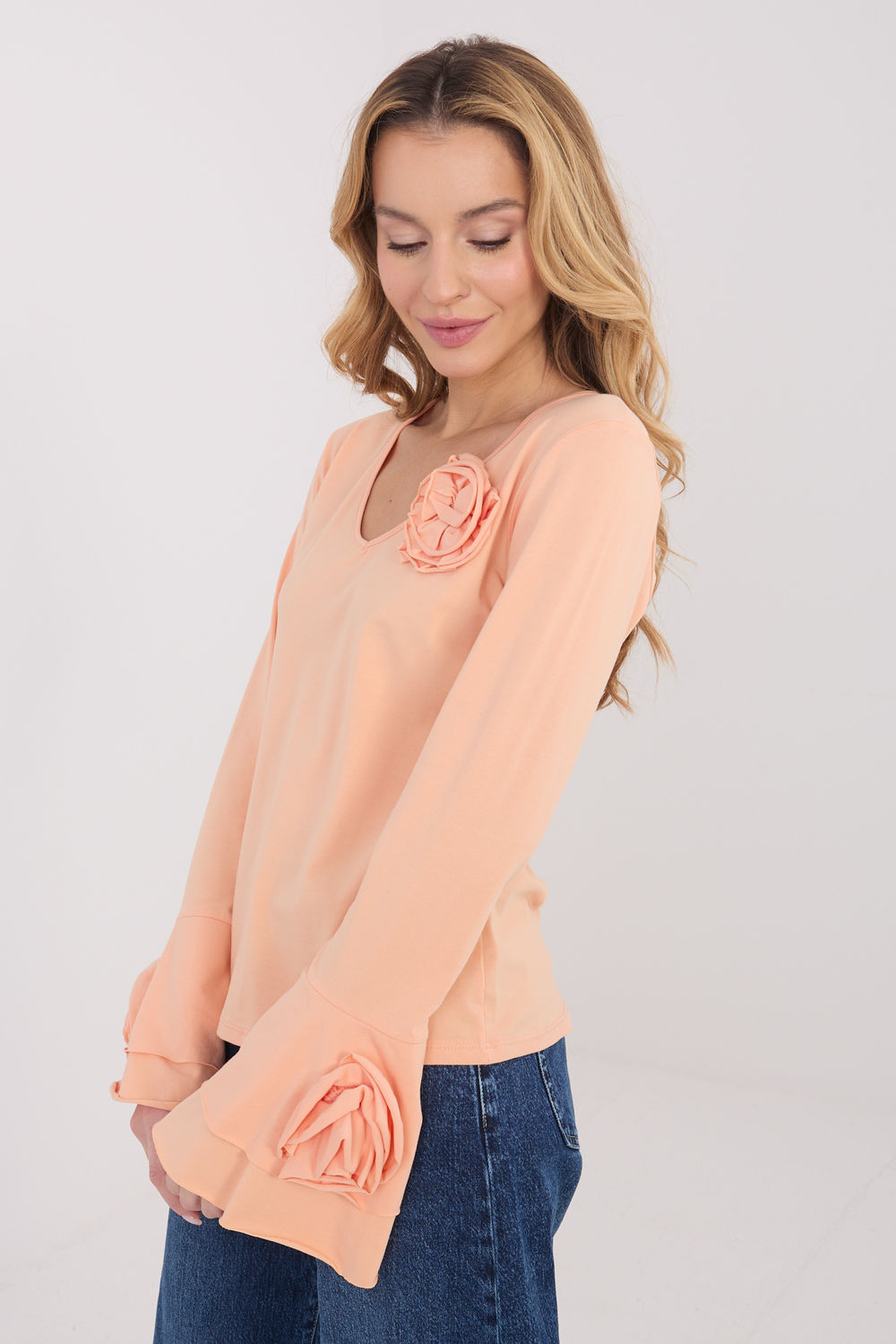 Blouse femme Italy Moda Chemisier Chemisier — orange