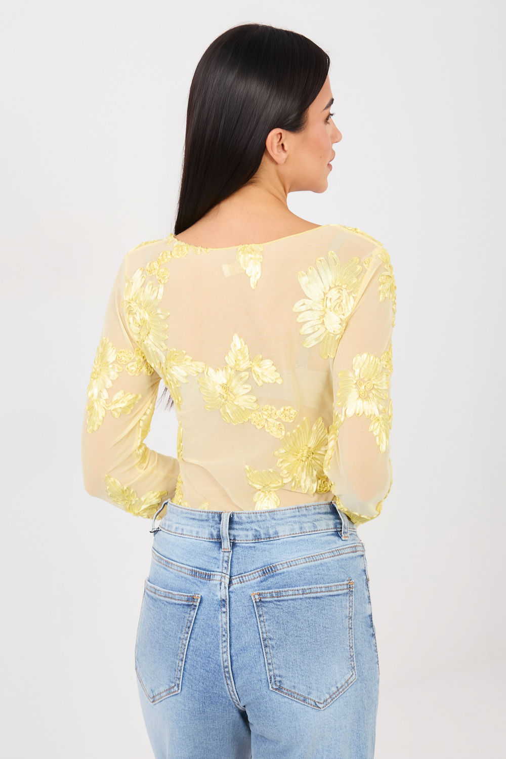 Blouse femme Italy Moda Chemisier Chemisier — jaune