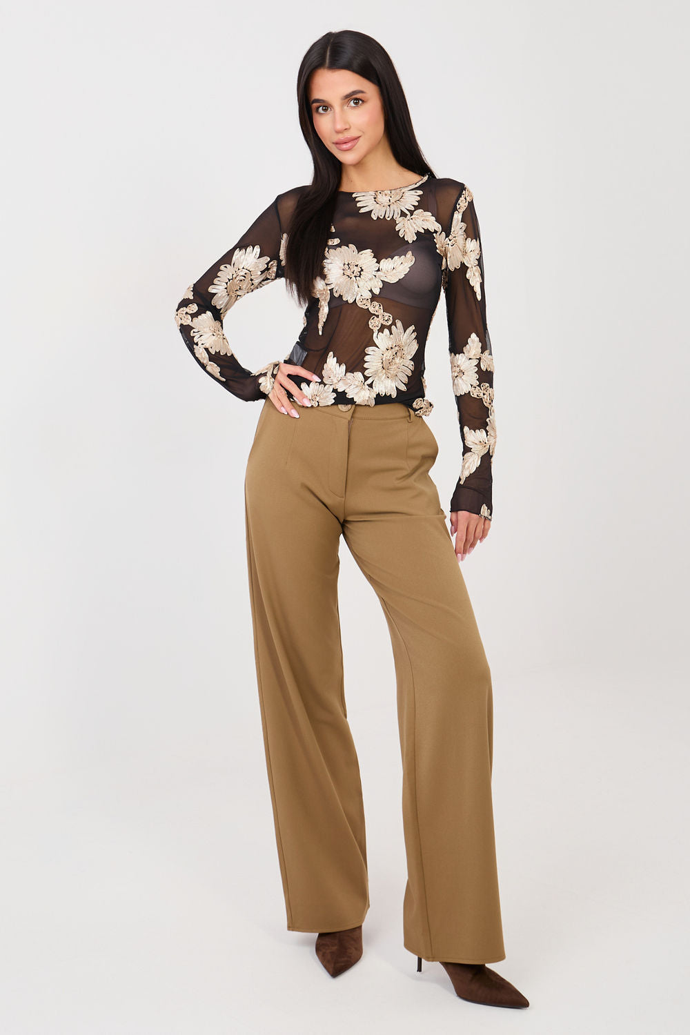 Blouse femme Italy Moda Chemisier Chemisier — beige