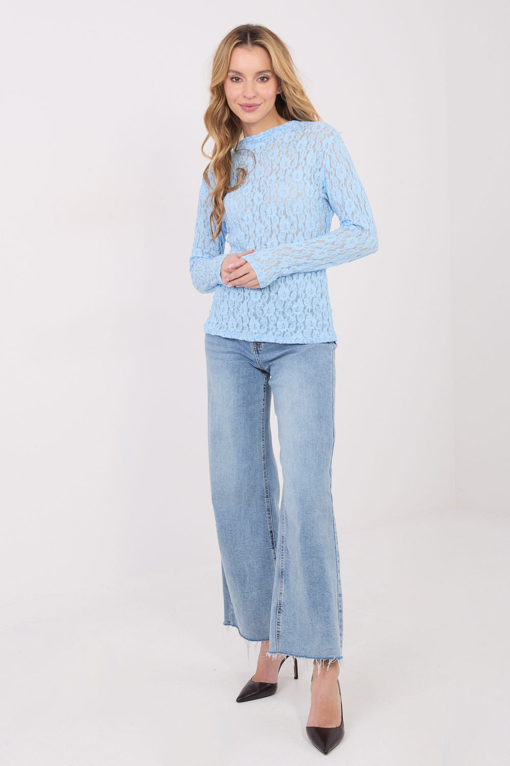 Blouse femme Italy Moda Chemisier Chemisier — bleu