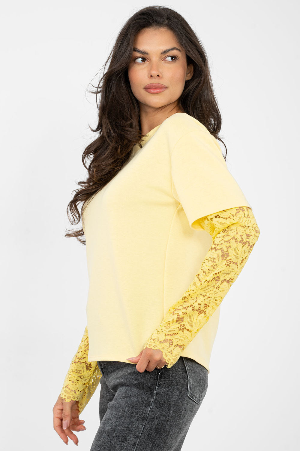 Blouse femme Italy Moda Chemisier Chemisier — jaune