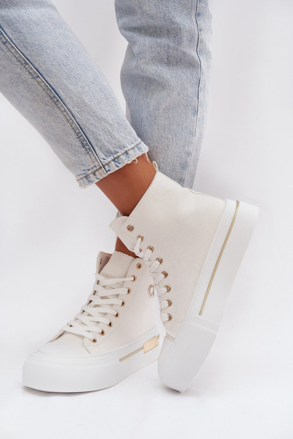 Baskets femme Step in style À Plateforme À — blanc