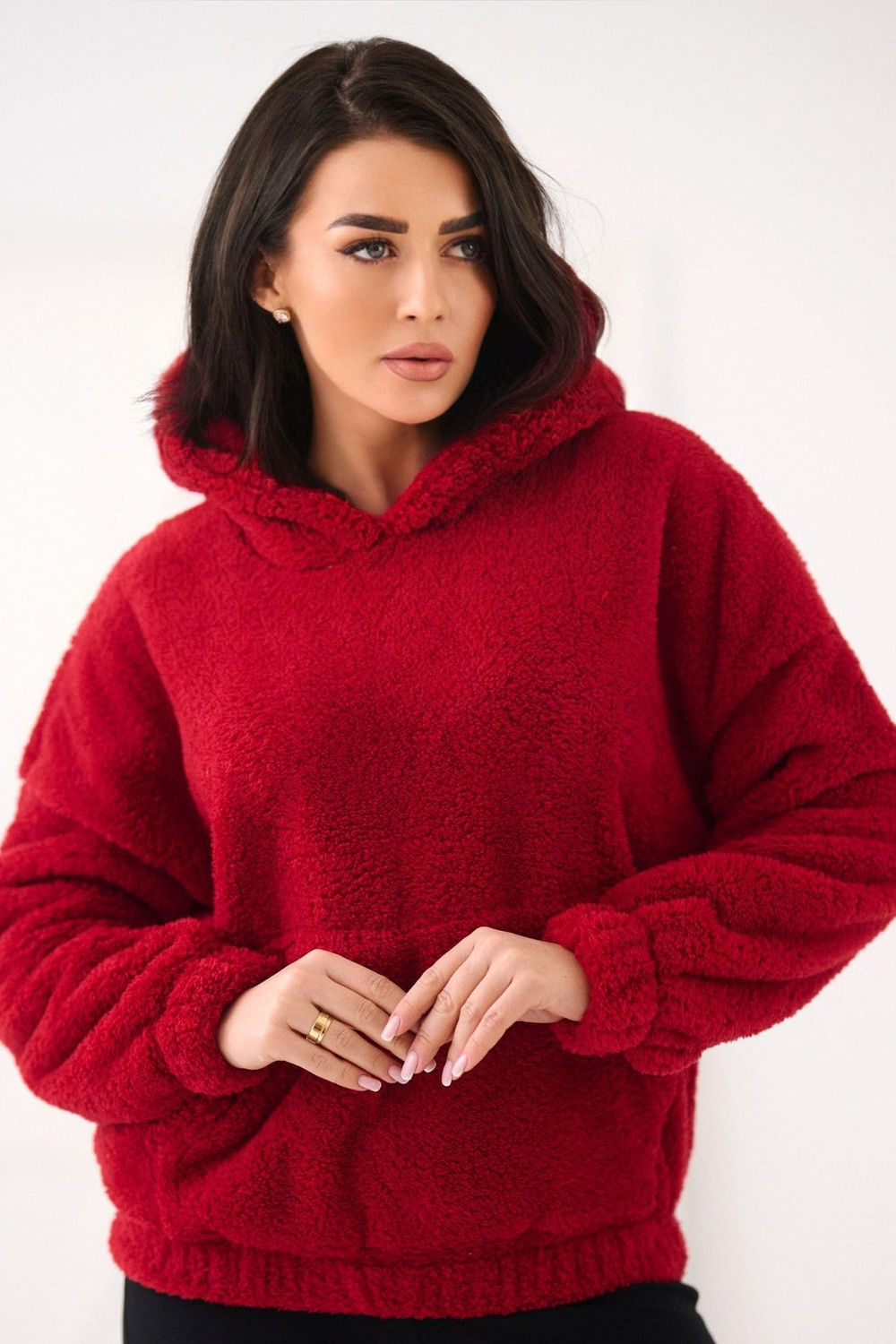 T-shirt femme Factory Price Sweatshirt Sweatshirt — rouge