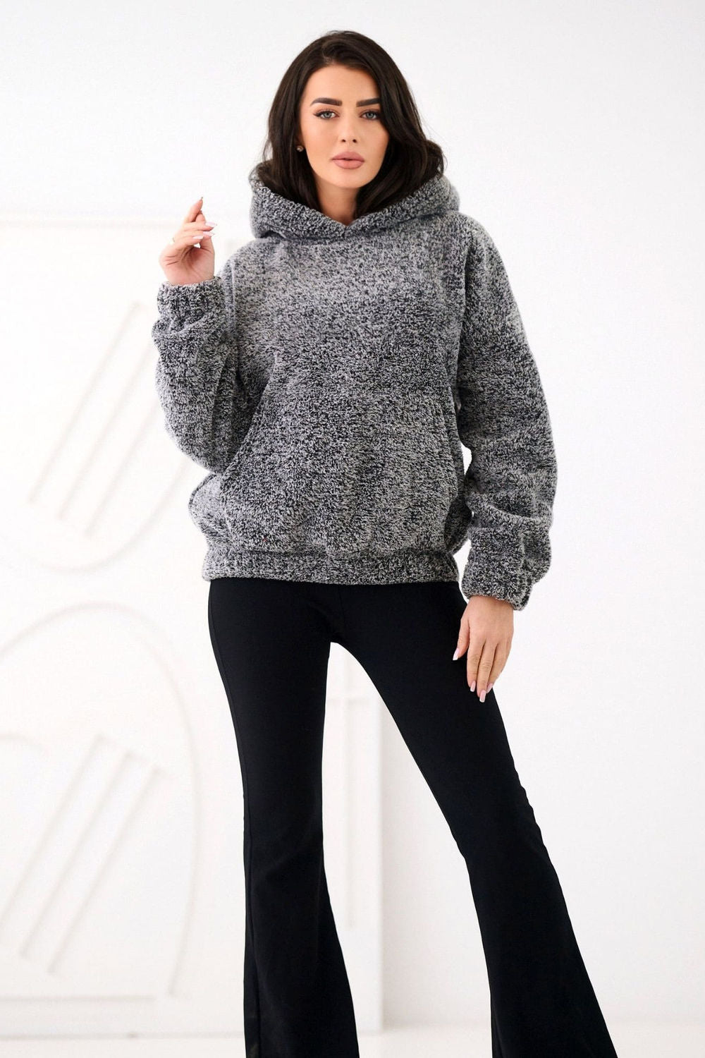 T-shirt femme Factory Price Sweatshirt Sweatshirt — gris