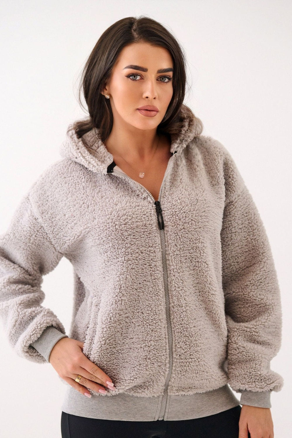 T-shirt femme Factory Price Sweatshirt Sweatshirt — gris