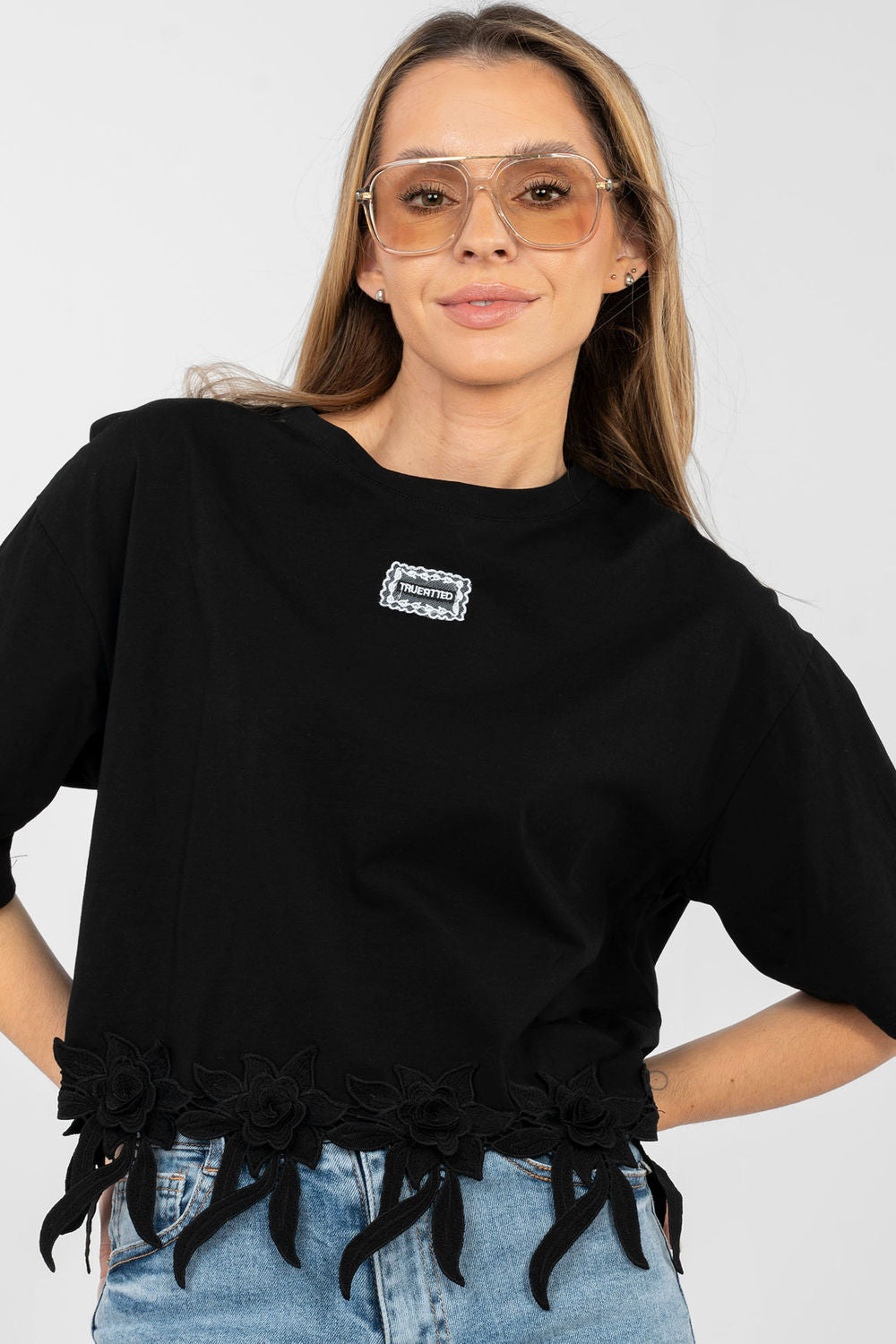 Blouse femme Factory Price Chemisier Chemisier — noir