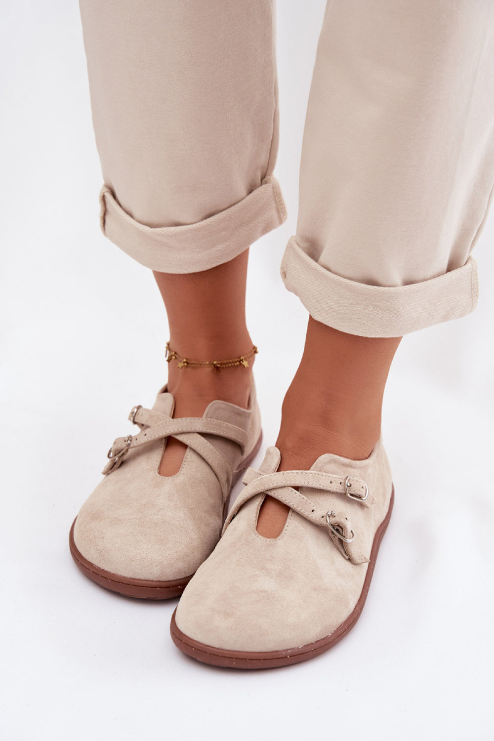 Bottes femme Step in style Pieds Nus Pieds — beige