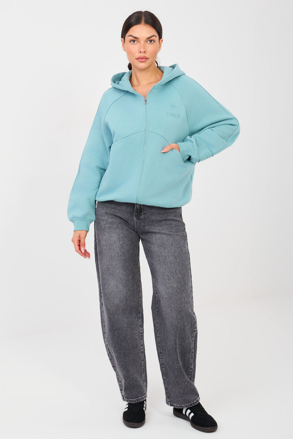 T-shirt femme Factory Price Sweatshirt Sweatshirt — bleu