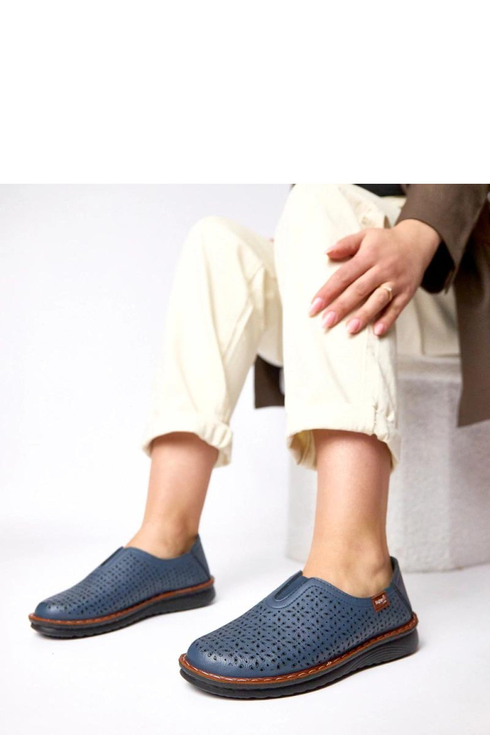 Bottes femme Solea Chaussures Basses Chaussures — bleu marine