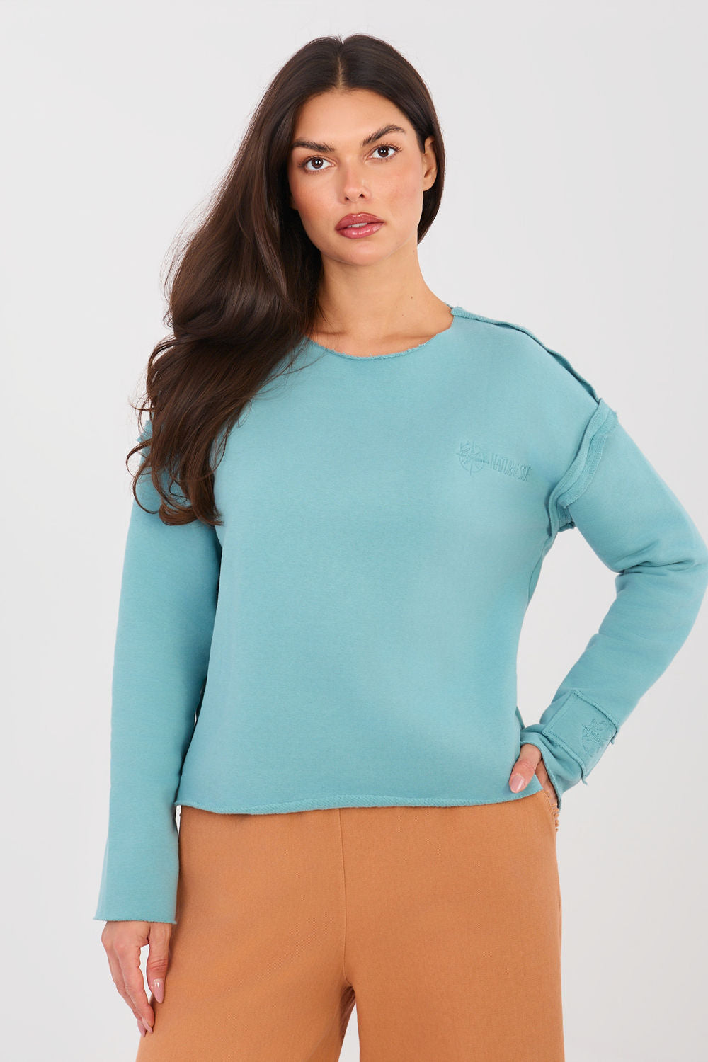 T-shirt femme Factory Price Sweatshirt Sweatshirt — bleu