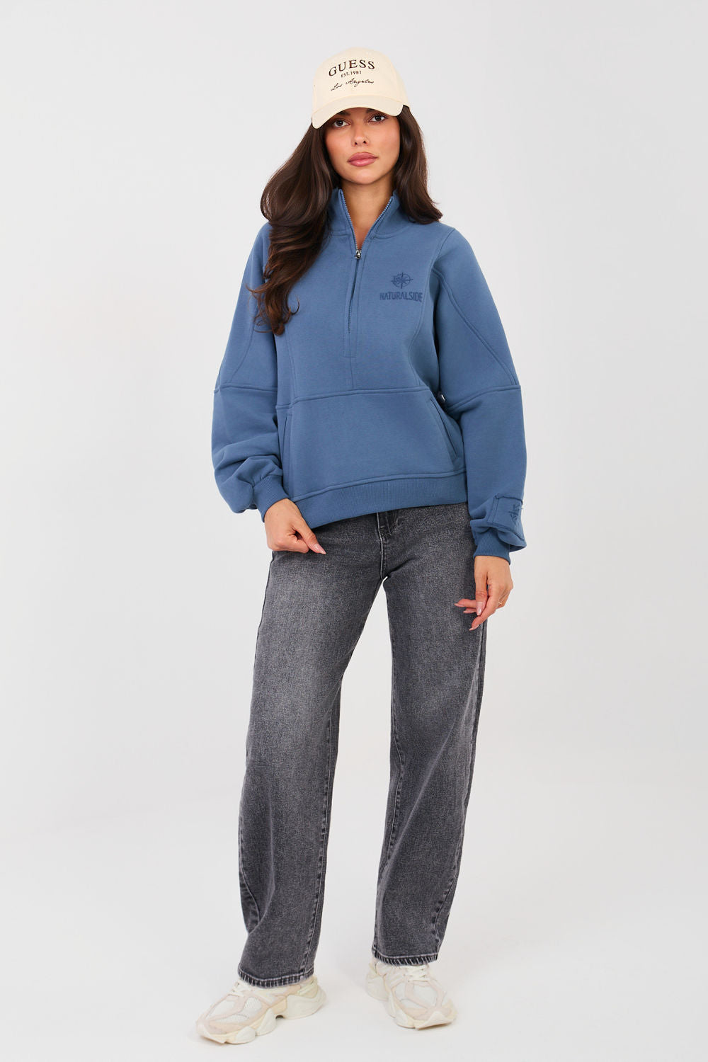 T-shirt femme Factory Price Sweatshirt Sweatshirt — bleu