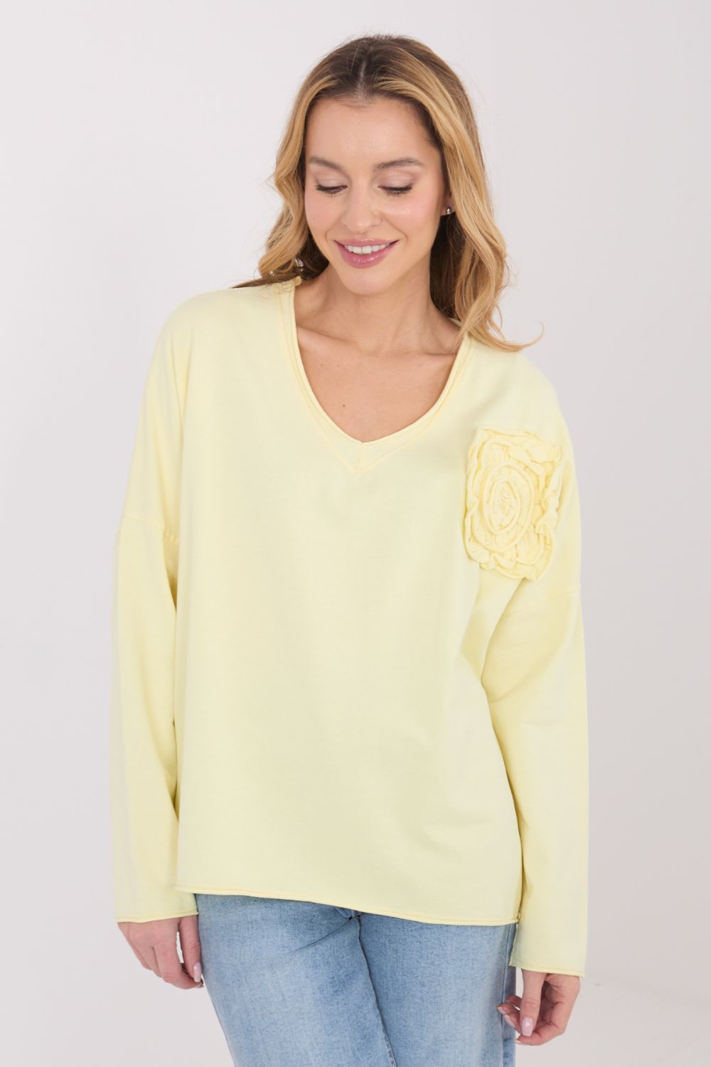 Blouse femme Factory Price Chemisier Chemisier — jaune