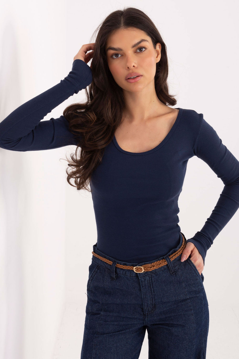 Blouse femme Factory Price Chemisier Chemisier — bleu marine