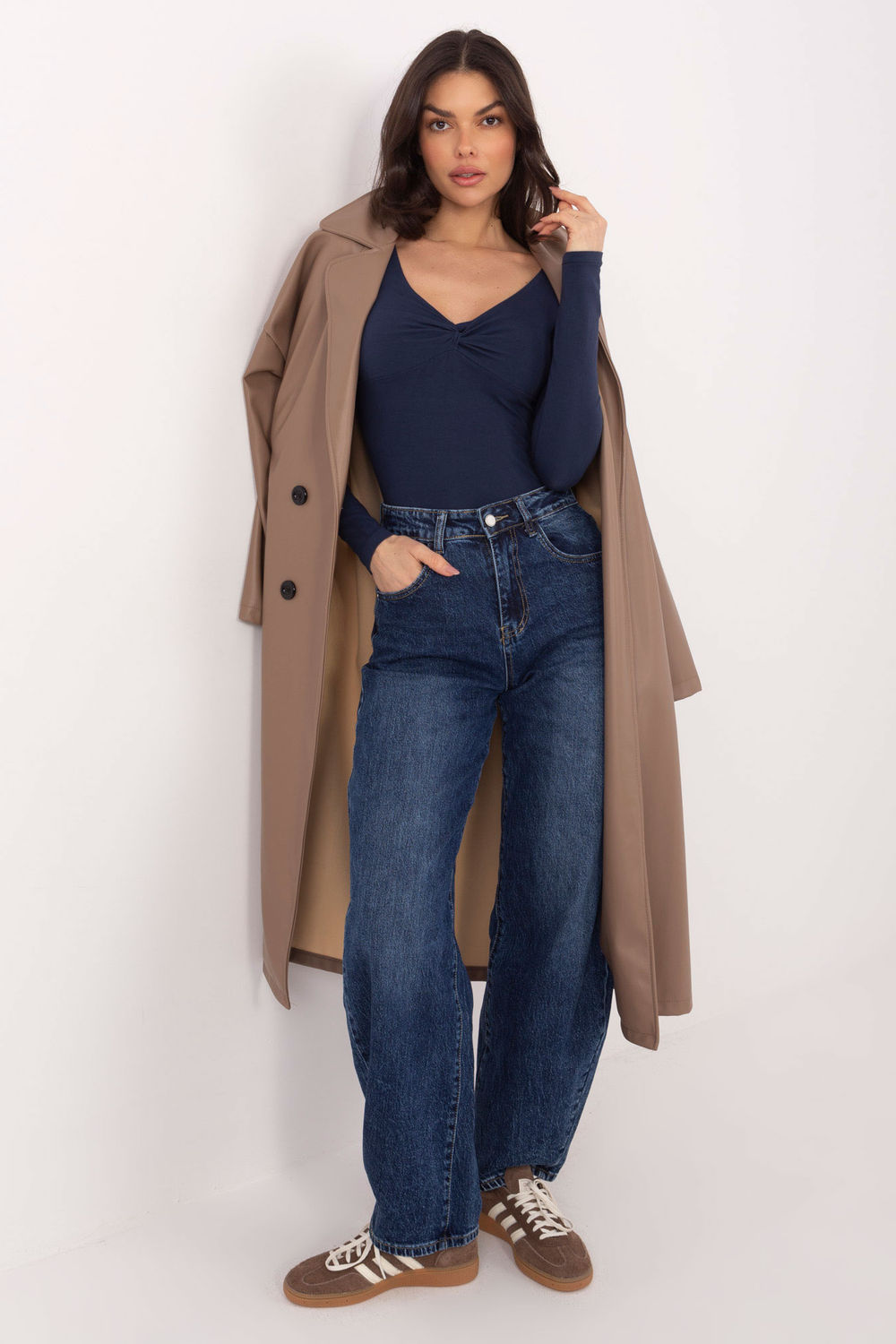 Blouse femme Factory Price Chemisier Chemisier — bleu marine
