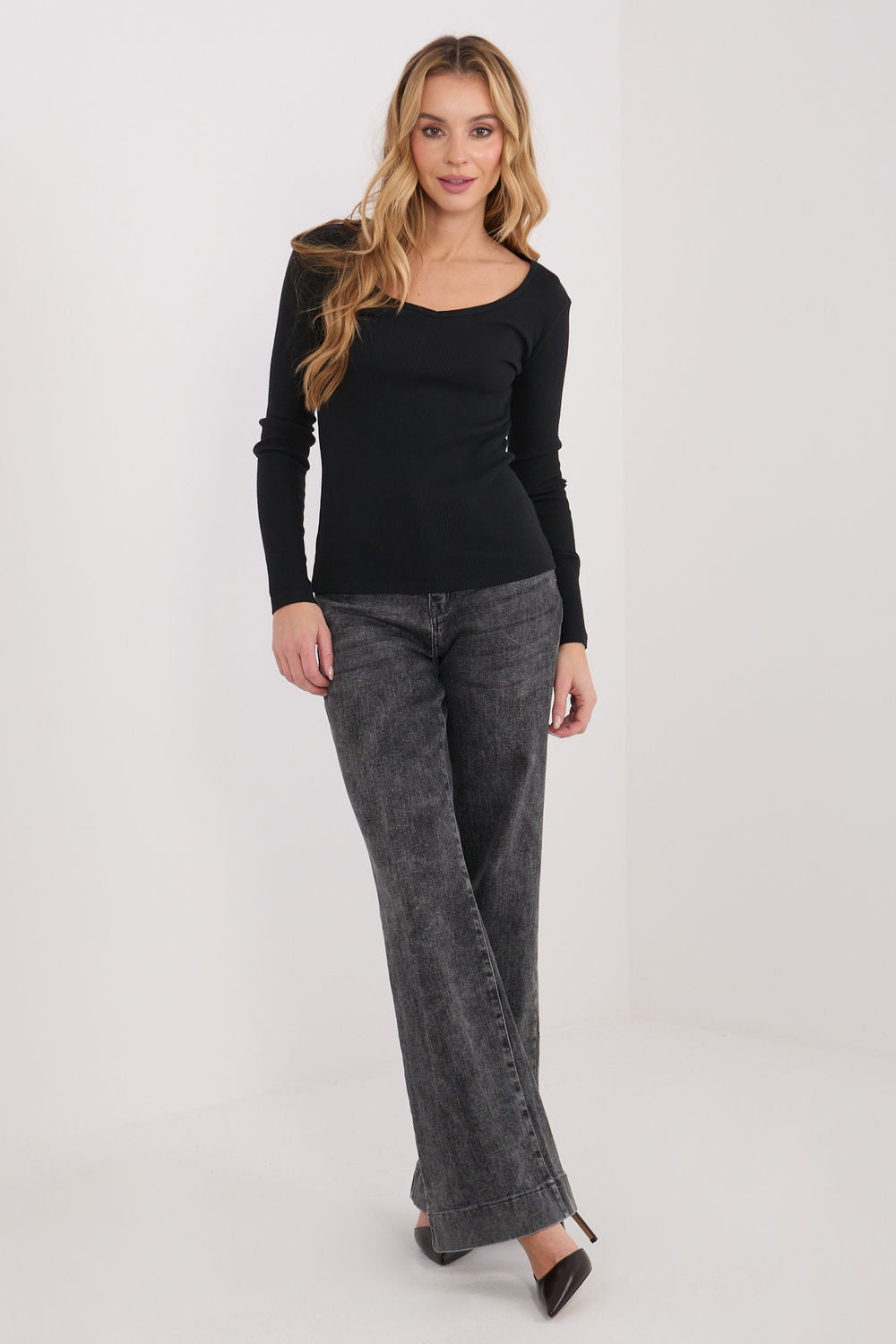 Blouse femme Factory Price Chemisier Chemisier — noir