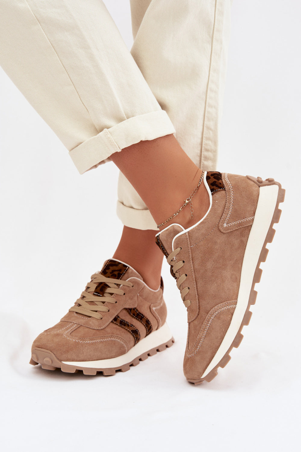 Chaussures de sport femme Step in style — brun