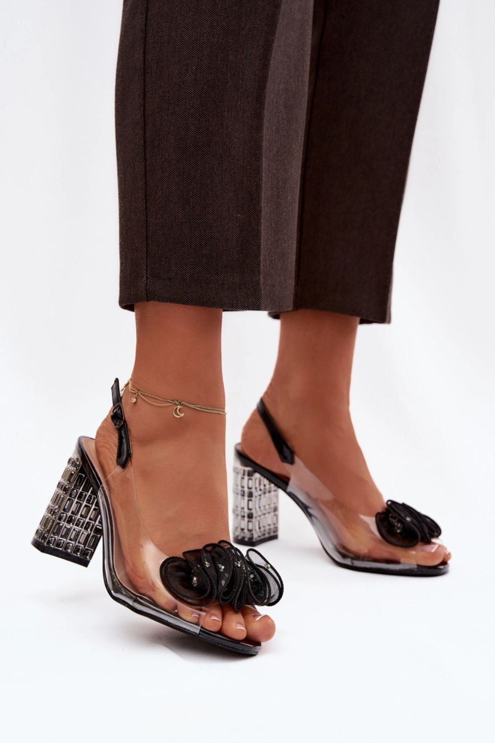 Sandales femme Step in style À Talons À — noir