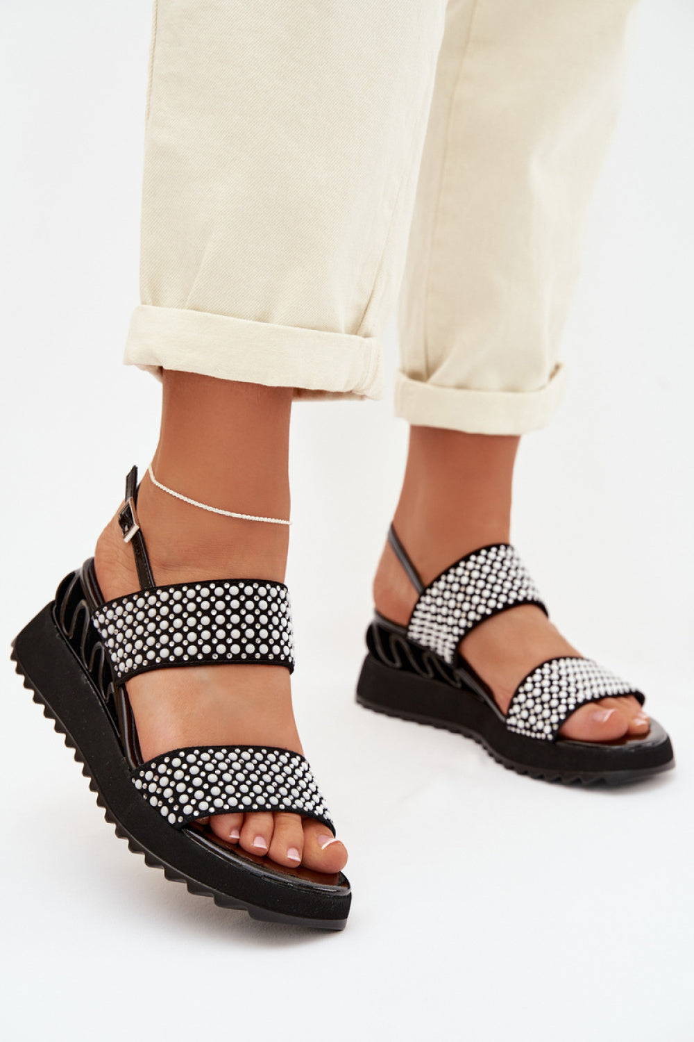 Sandales femme Step in style Cothurnes Cothurnes — noir