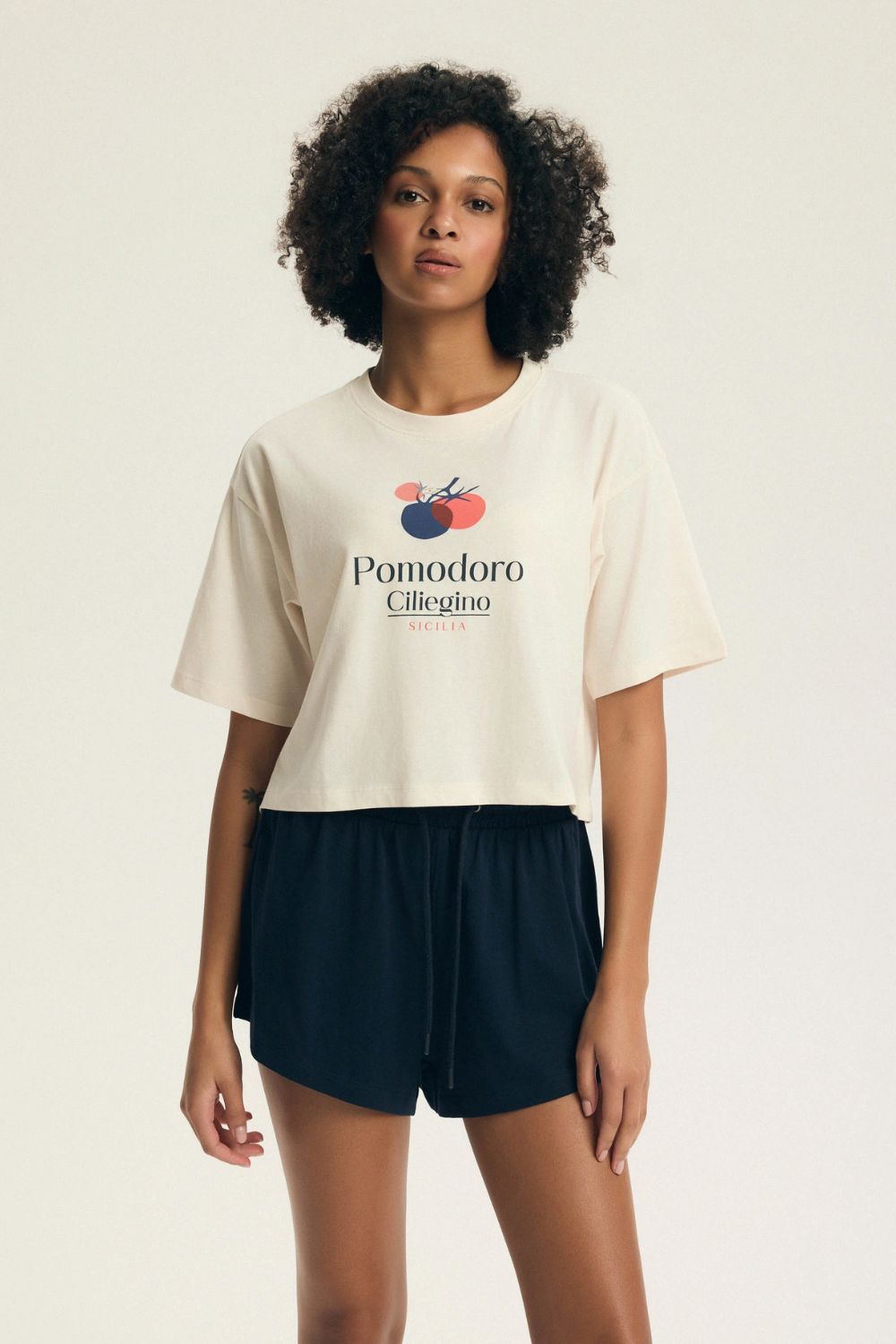 Pyjama femme Henderson — bleu marine