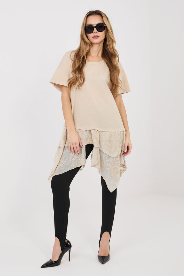 Blouse femme Italy Moda Chemisier Chemisier — beige