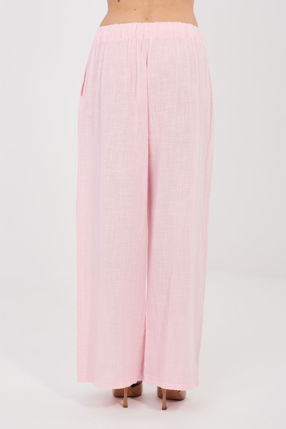 Chaussures à talons femme Italy Moda Pantalon Pantalon — rosé