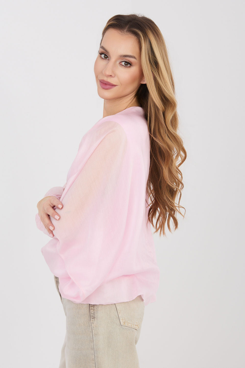 Blouse femme Italy Moda Chemisier Chemisier — rosé