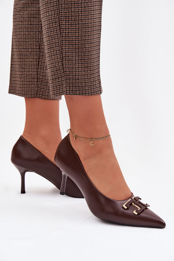 Chaussures à talons femme Step in style Talons Hauts Talons — brun