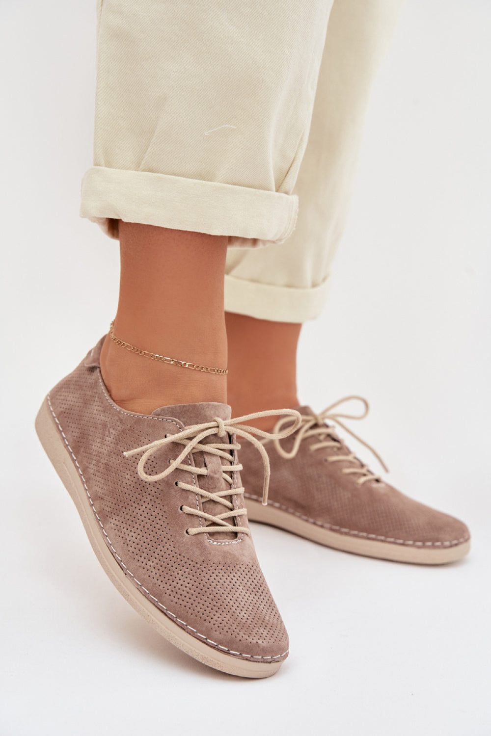 Bottes femme Step in style Chaussures Basses Chaussures — beige
