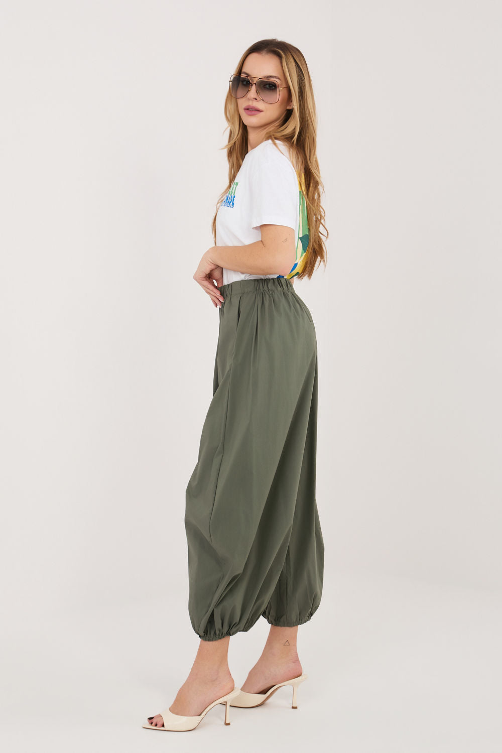 Chaussures à talons femme Rue Paris Pantalon Pantalon — vert