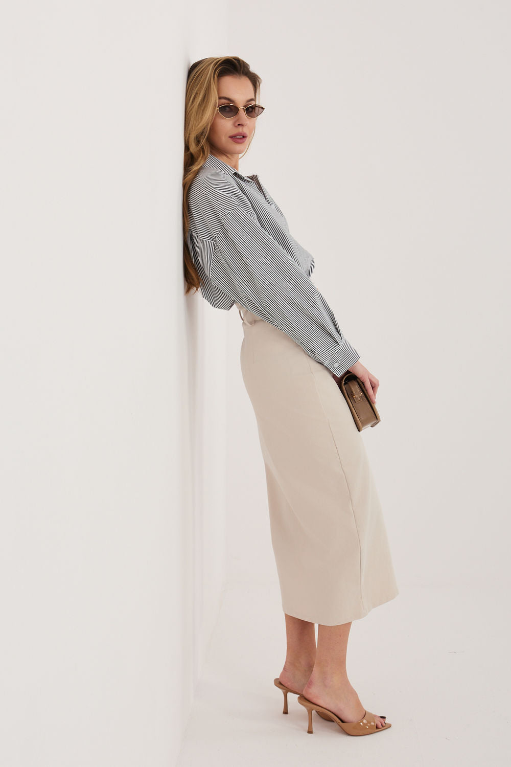 Jupe femme Rue Paris — beige
