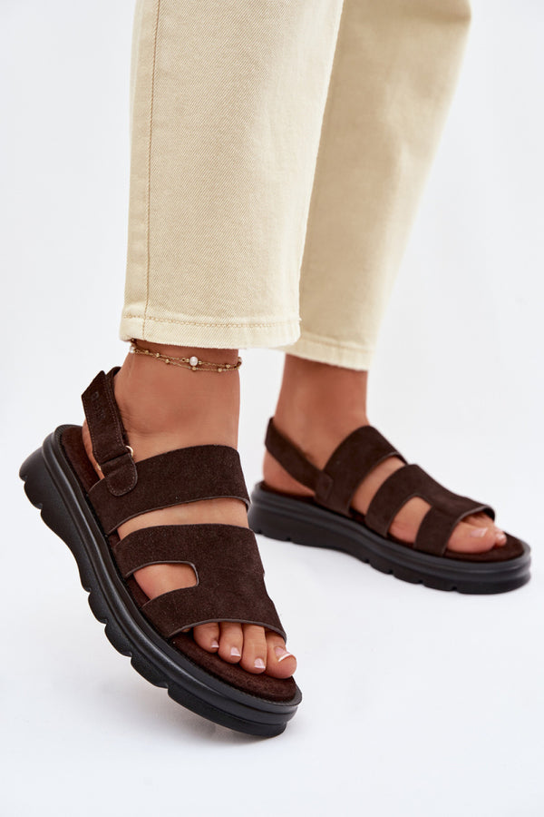 Sandales femme Step in style — brun
