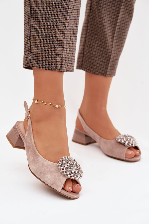 Sandales femme Step in style À Talons À — beige