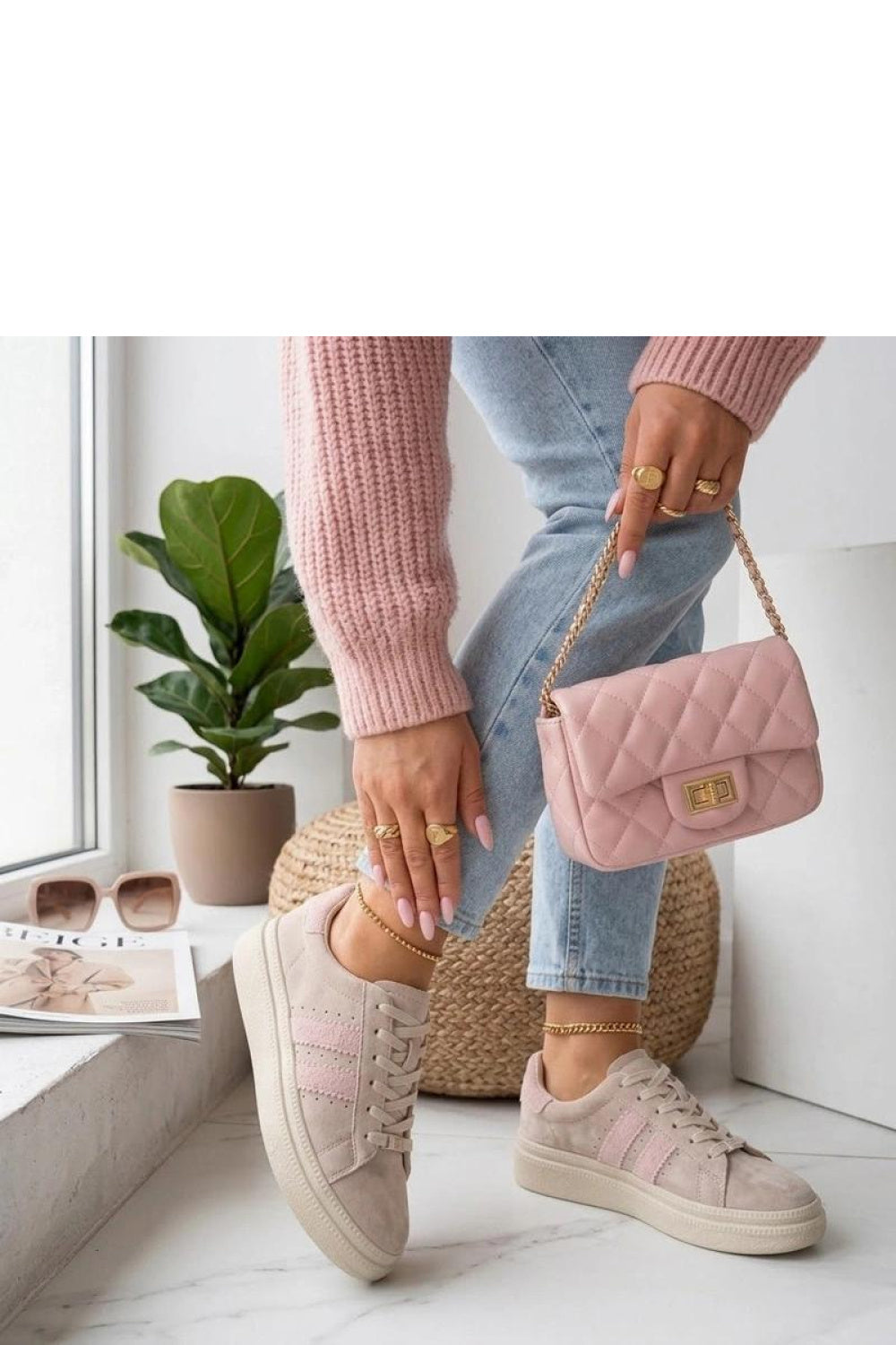 Baskets femme Solea À Plateforme À — beige