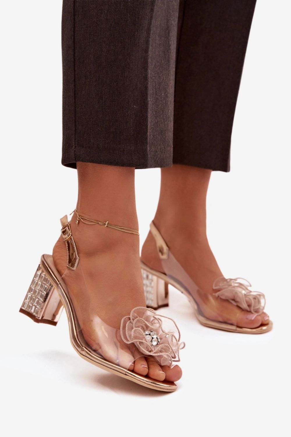 Sandales femme Step in style À Talons À — rosé