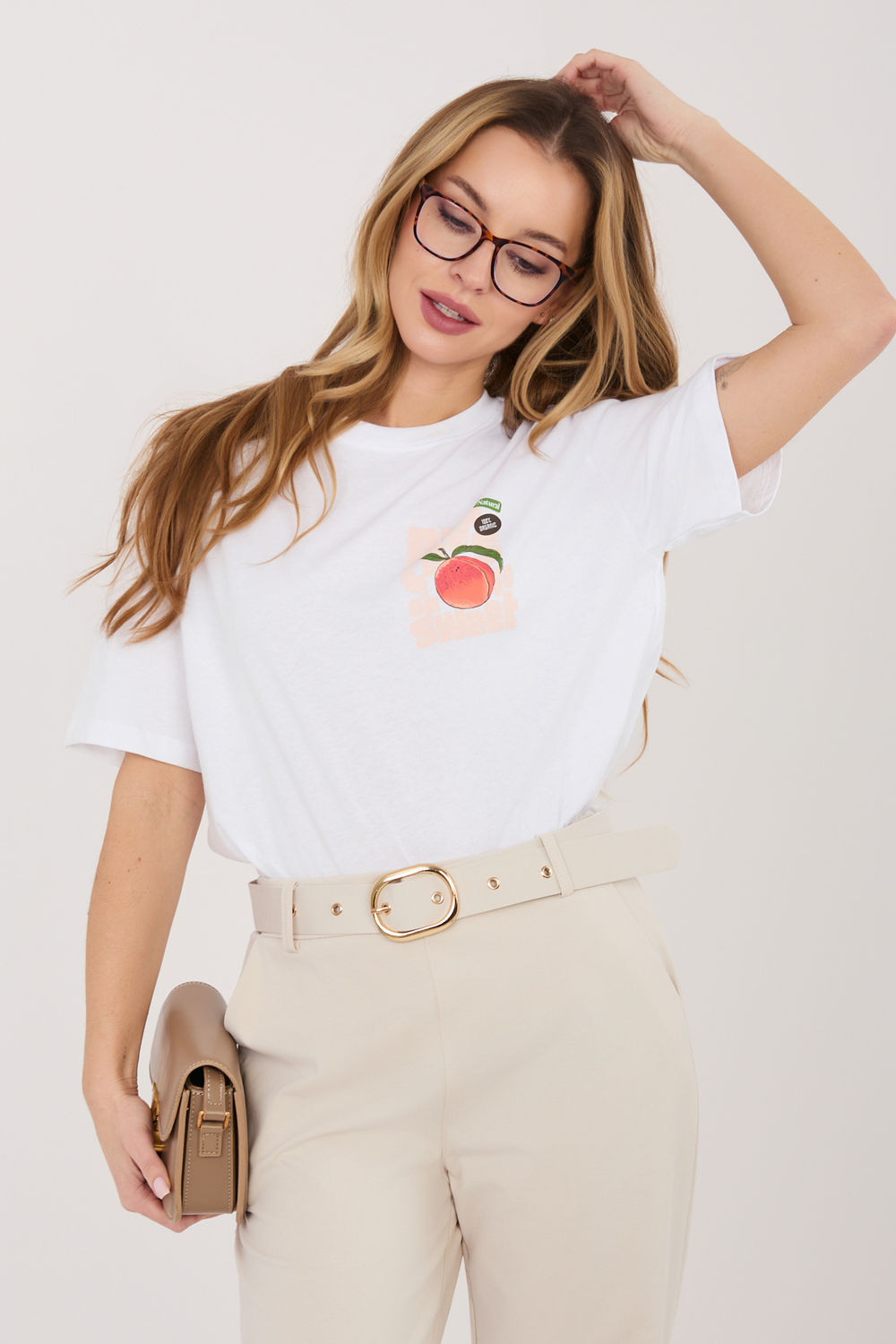 Blouse femme Sublevel T Shirt T — blanc