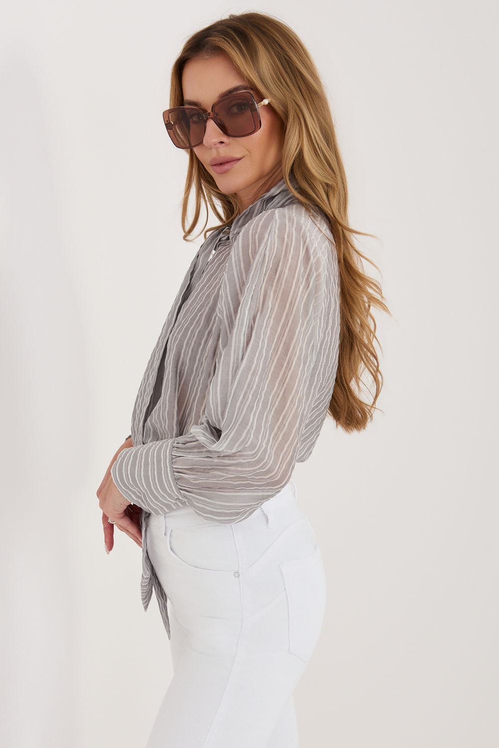 Blouse femme Italy Moda — gris